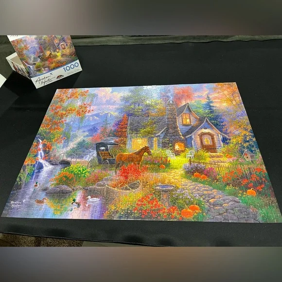 Fairytale Cottage by Abraham Hunter - 1000 Pieces 🧩 - Picture 8 of 8